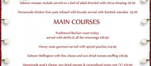 We are able to accept any Christmas bookings. CLICK HERE TO SEE OUR MENU