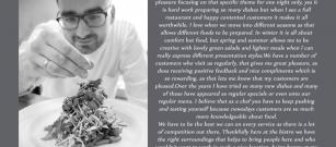 Meet our staff - head chef Tomasz