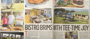 Review of Brimmond Bistro in Press & Jurnal Newspaper