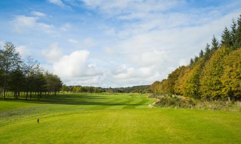 A lovely looking hole, aim for left side of fairway to avoid bunker on right