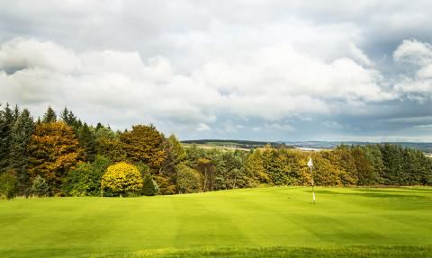 Short Par 4 but beware of the two tier green, you don't want a downhill putt on this green