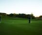 A different view of the ditch, large green so the green-side bunkers shouldn't be in play 