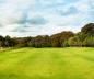 Club Selection is important on this downhill shot, you can play it short and use the slopes but beware of green-side bunkers, and big slope at back