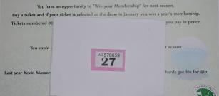 Congratulations Stewart Dalgarno - Membership Winner