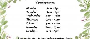 Opening Hours - Feb 2020
