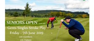 Seniors Strokeplay Open - Friday 7th June