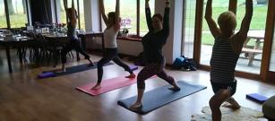 Morning Yoga with Sandra Cook at the Brimmond Bistro