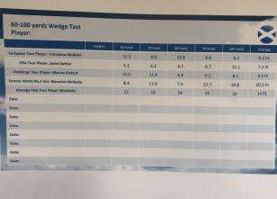 TrackMan Wedge Test