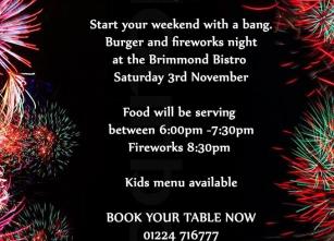 burger and fireworks night 