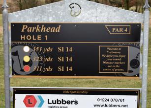 Lubbers - First Tee Sign
