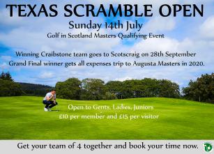 Golf in Scotland Masters Scramble