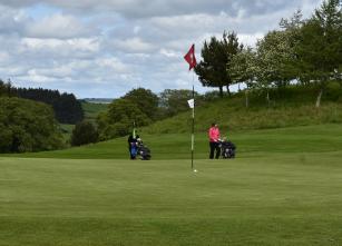 11th green, perfect shot