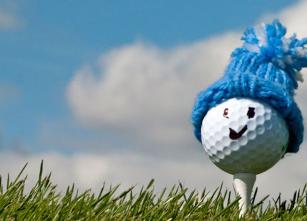 Winter golf ball